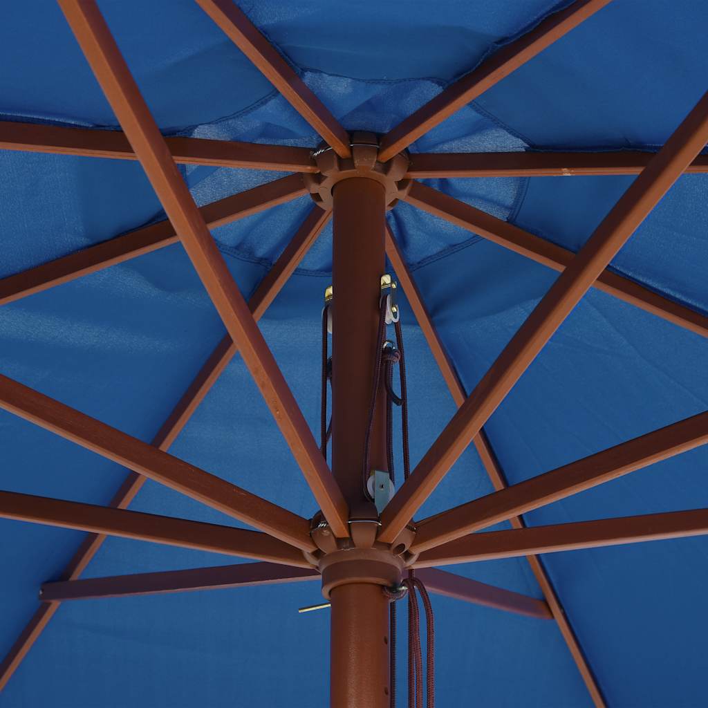 vidaXL Garden Parasol | Blue | Fabric (100% polyester) | Large