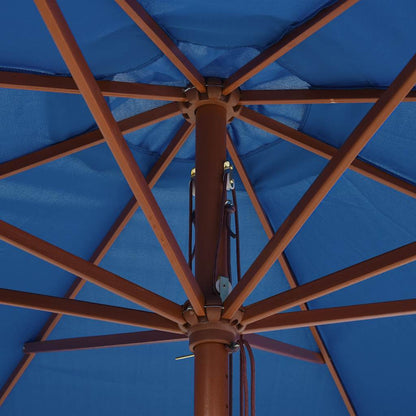 vidaXL Garden Parasol | Blue | Fabric (100% polyester) | Large