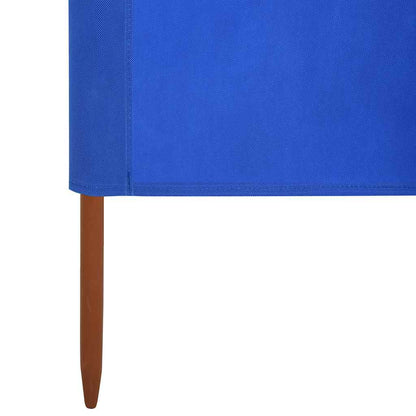 vidaXL 5-panel Wind Screen Fabric 600x120 cm Azure Blue