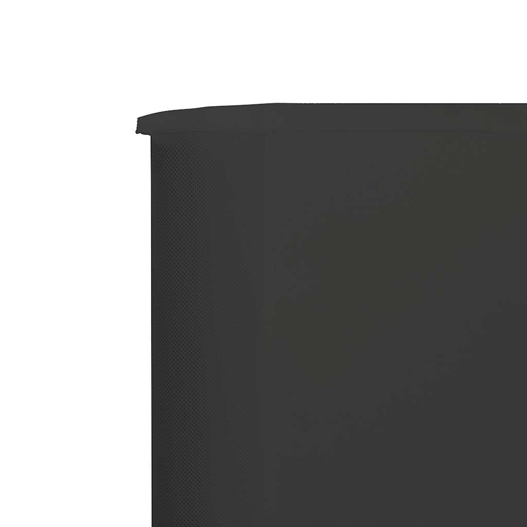 47168 vidaXL 5-panel Wind Screen Fabric 600x160 cm Anthracite