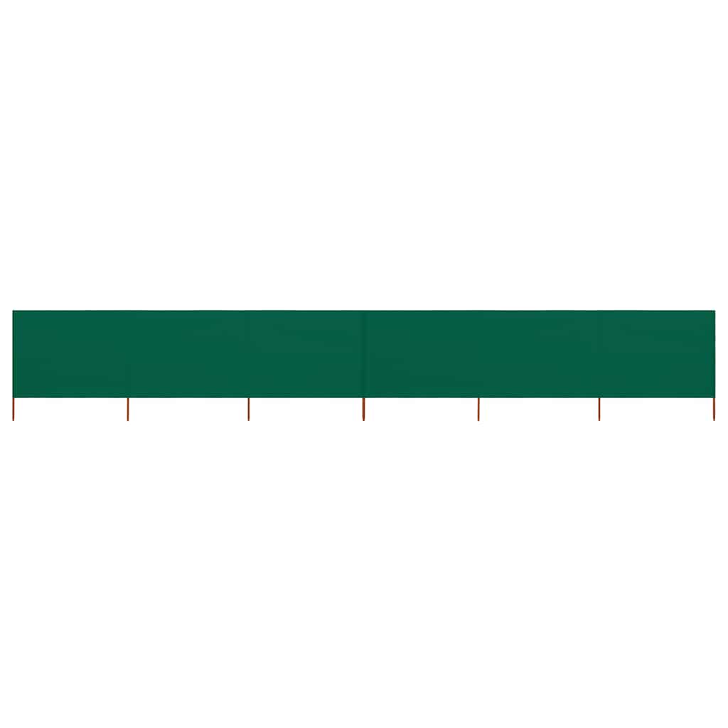 vidaXL 6-panel Wind Screen Fabric 800x160 cm Green