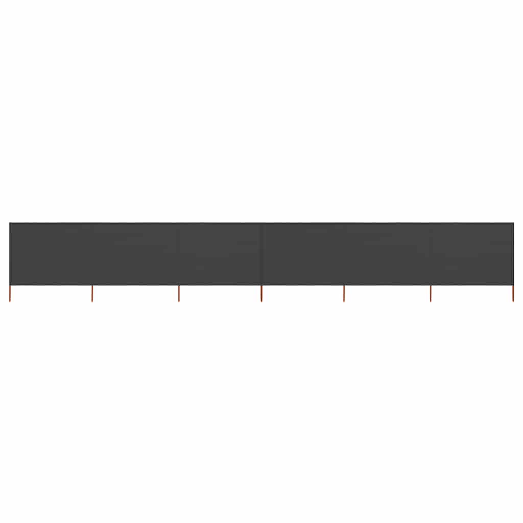 vidaXL 6-panel Wind Screen Fabric 800x160 cm Anthracite