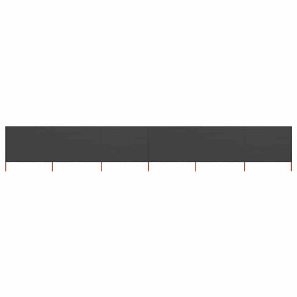 vidaXL 6-panel Wind Screen Fabric 800x160 cm Anthracite