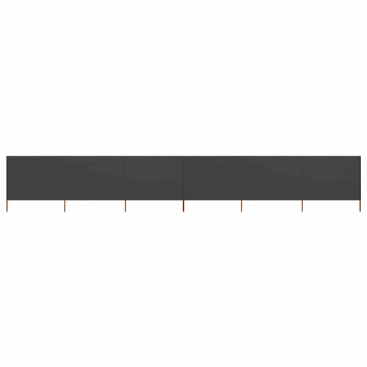 vidaXL 6-panel Wind Screen Fabric 800x160 cm Anthracite