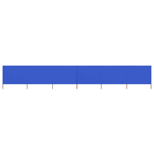 vidaXL 6-panel Wind Screen Fabric 800x160 cm Azure Blue