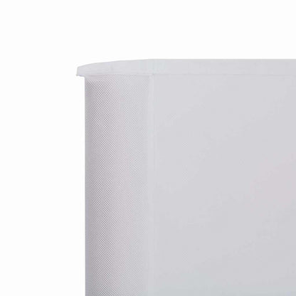 47186 vidaXL 9-panel Wind Screen Fabric 1200x80 cm Sand White