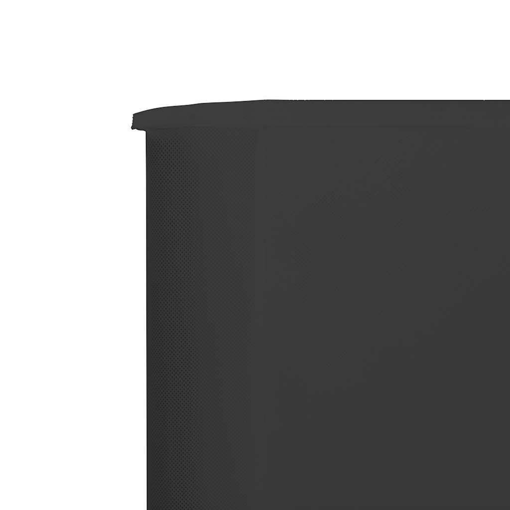vidaXL 9-panel Wind Screen Fabric 1200x80 cm Anthracite