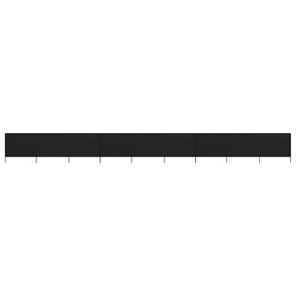vidaXL Wind Screen | Black | Non-woven fabric, wood | Large | Foldable