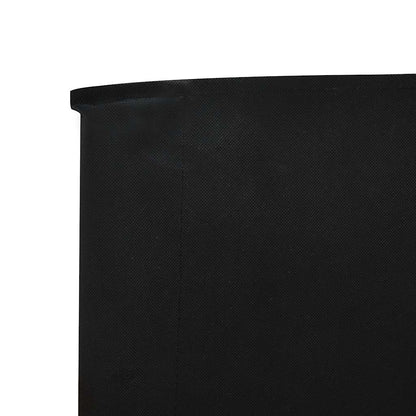vidaXL Wind Screen | Black | Non-woven fabric, wood | Large | Foldable