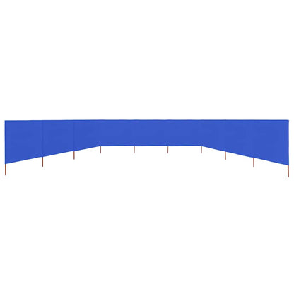 vidaXL 9-panel Wind Screen Fabric 1200x120 cm Azure Blue