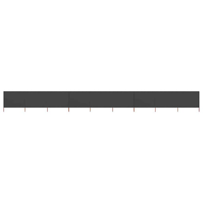 vidaXL 9-panel Wind Screen Fabric 1200x160 cm Anthracite