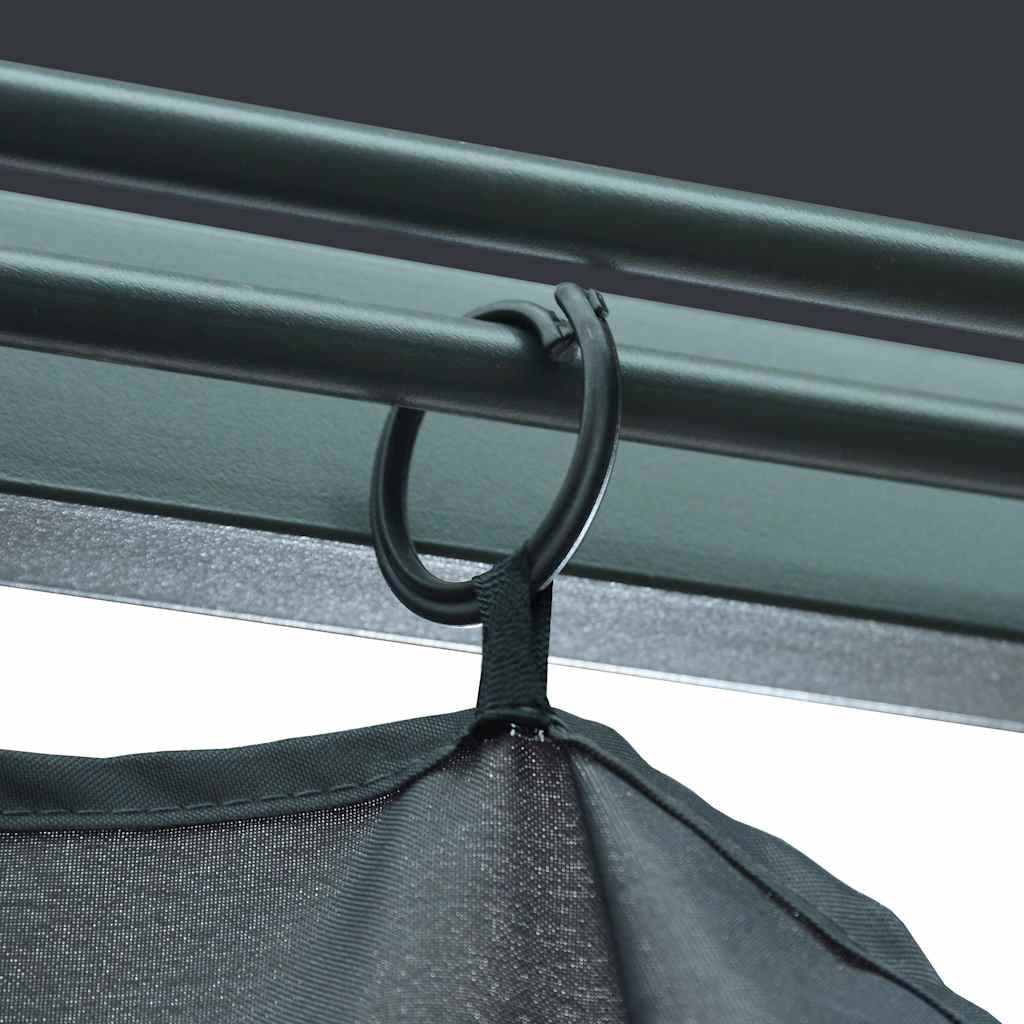 48045 vidaXL Gazebo with Curtain 400 x 300 cm Anthracite Aluminium
