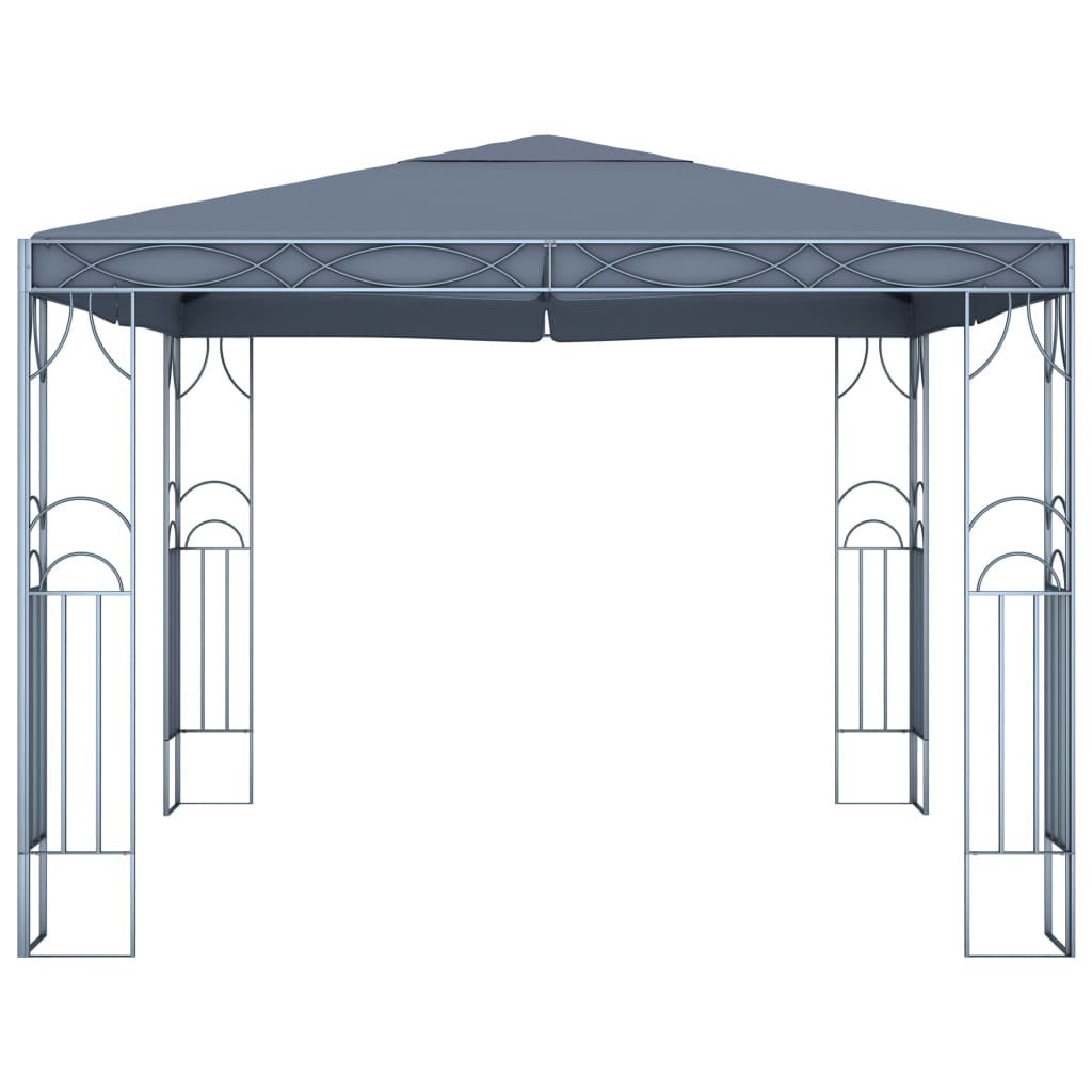vidaXL Gazebo 300x300 cm Anthracite