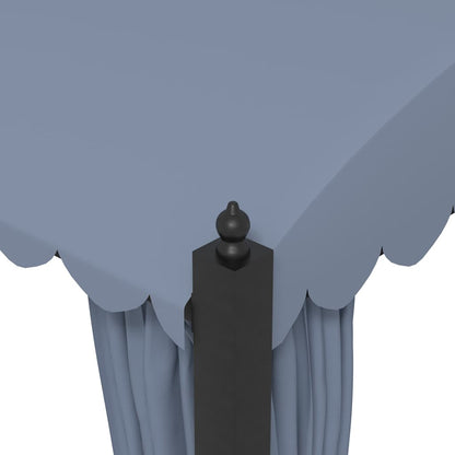 vidaXL Gazebo with Curtains 3x4 m Anthracite Steel