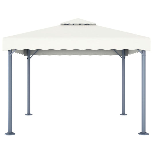 vidaXL Gazebo | Cream | Aluminium | 300x300 cm | UV-resistant materials | Gazebo