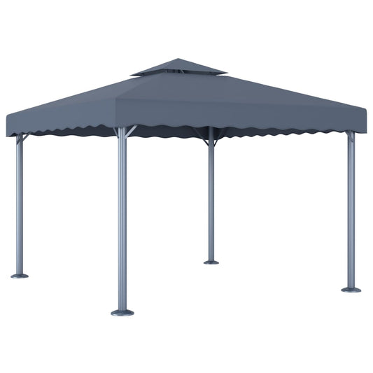 vidaXL Gazebo | Anthracite | Aluminium, Steel, Oxford Fabric | Large