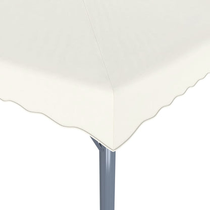 vidaXL Gazebo 400x300 cm Cream Aluminium