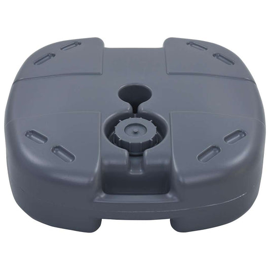 47684 vidaXL Portable Umbrella Base Grey Sand / Water Filled
