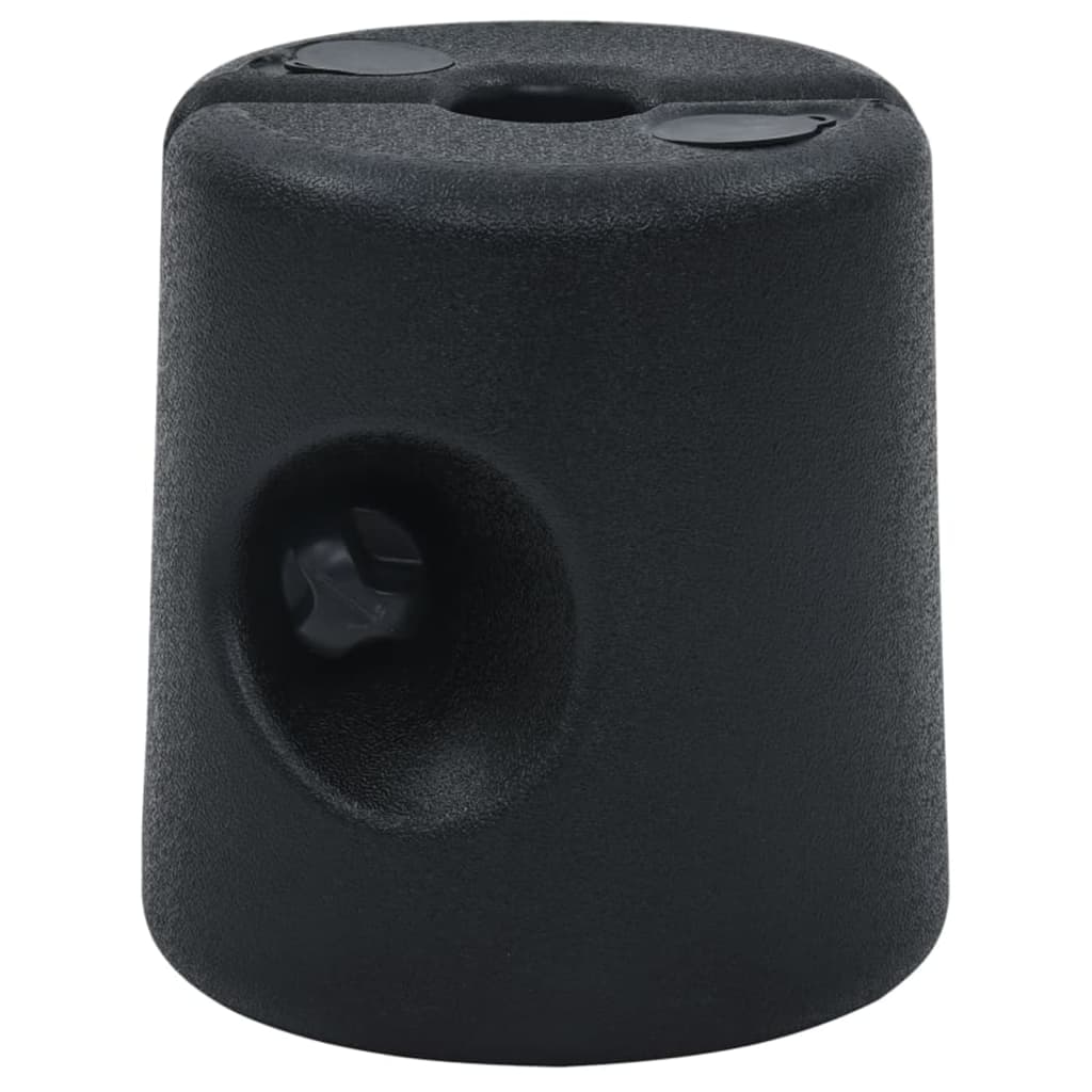 vidaXL Gazebo Weights 4 pcs PE Black