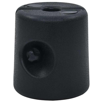 47689 vidaXL Gazebo Weights 4 pcs PE Black
