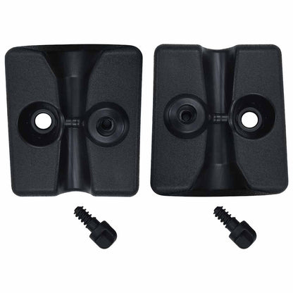 47689 vidaXL Gazebo Weights 4 pcs PE Black