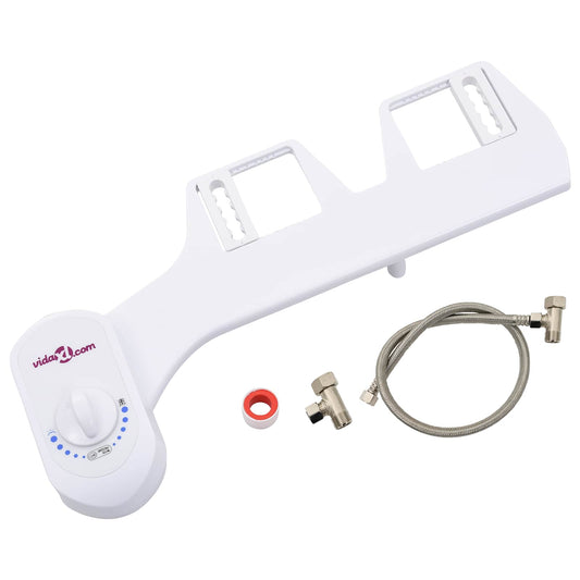 145290 vidaXL Bidet Toilet Seat Attachment Single Nozzle