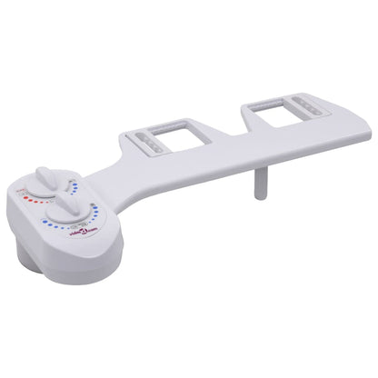 vidaXL Bidet Toilet Seat Attachment Hot Cold Water Single Nozzle