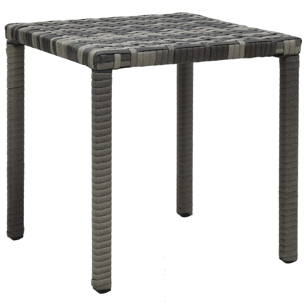 vidaXL Sun Lounger | Anthracite and Grey | PE Rattan and Powder-Coated Steel