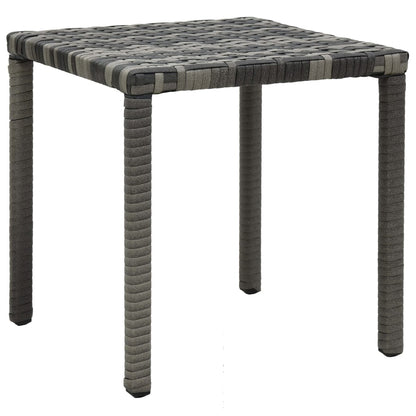 vidaXL Sun Lounger | Anthracite and Grey | PE Rattan and Powder-Coated Steel