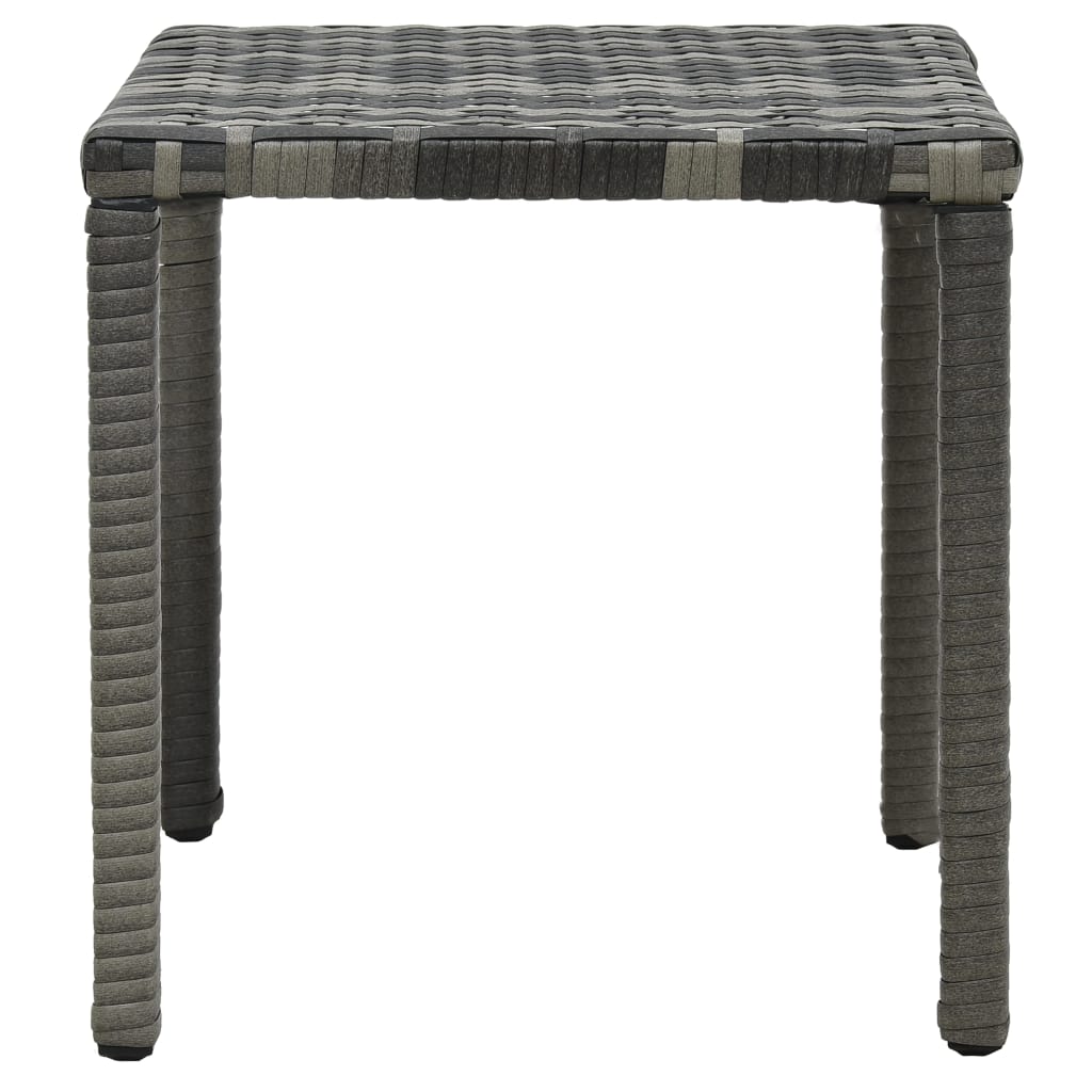 vidaXL Sun Lounger | Anthracite and Grey | PE Rattan and Powder-Coated Steel