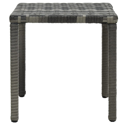 vidaXL Sun Lounger | Anthracite and Grey | PE Rattan and Powder-Coated Steel