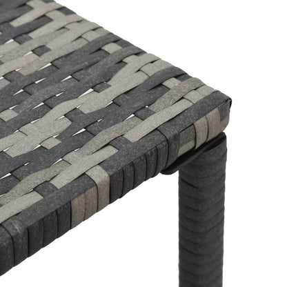 vidaXL Sun Lounger | Anthracite and Grey | PE Rattan and Powder-Coated Steel