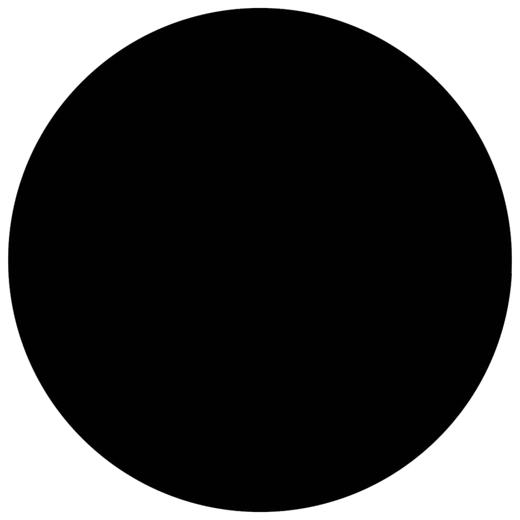 vidaXL Pool Cover | Black | Polyethylene (PE) | 250 cm diameter