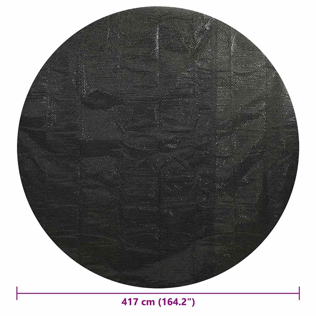 92157 vidaXL Pool Cover Black 417 cm PE