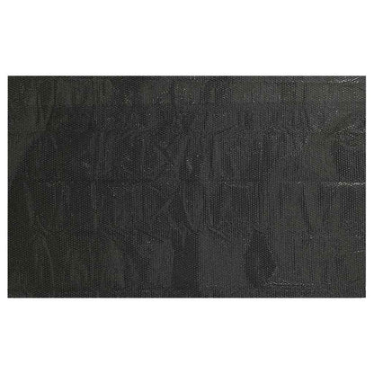 vidaXL Pool Cover | Black | Polyethylene with air chambers | 400 x 200 cm