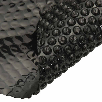 vidaXL Pool Cover | Black | Polyethylene with air chambers | 400 x 200 cm