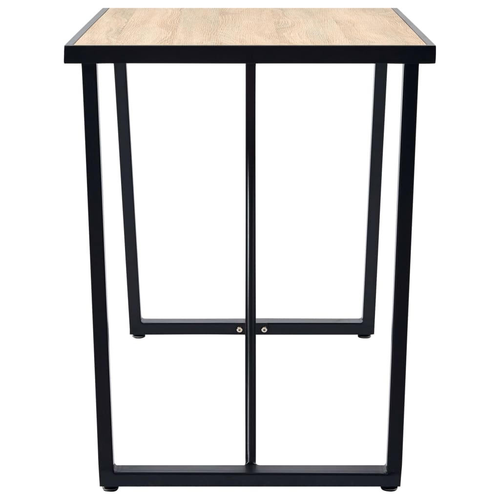 vidaXL Dining Table Oak 120x60x75 cm MDF