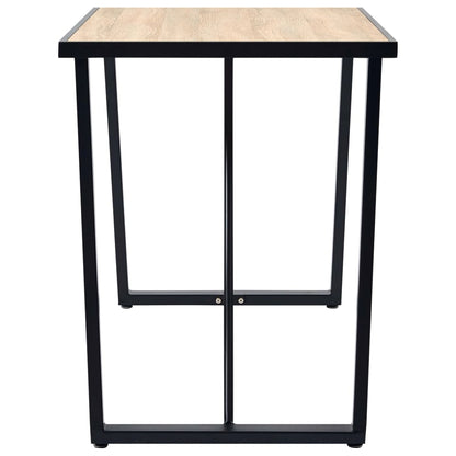 vidaXL Dining Table Oak 120x60x75 cm MDF