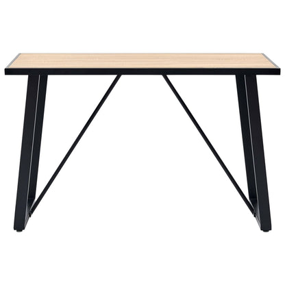 vidaXL Dining Table Oak 120x60x75 cm MDF