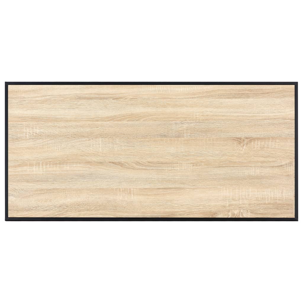 vidaXL Dining Table Oak 120x60x75 cm MDF