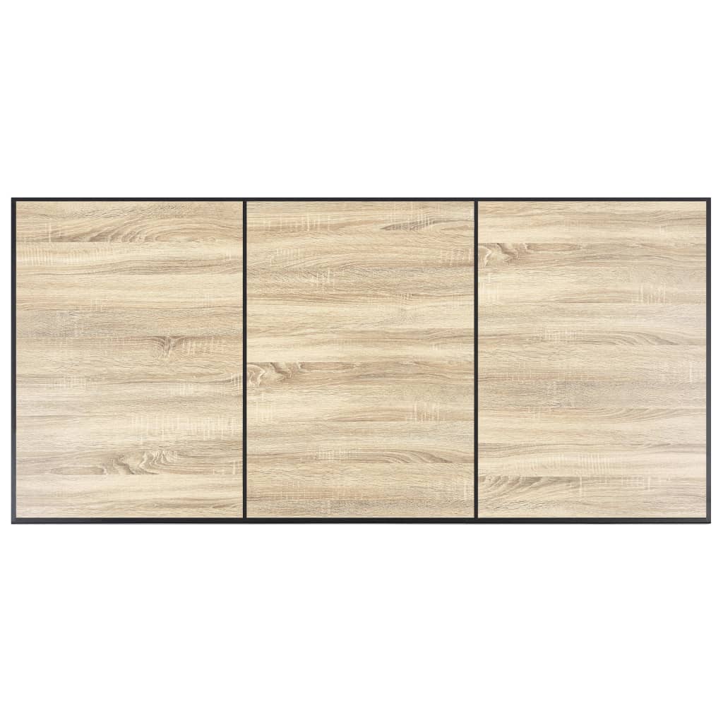 vidaXL Dining Table Oak 200x100x75 cm MDF