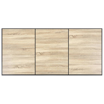 vidaXL Dining Table Oak 200x100x75 cm MDF
