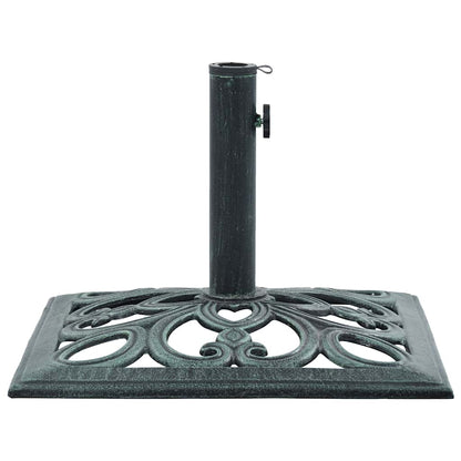 vidaXL Umbrella Base Green 12 kg 49 cm Cast Iron