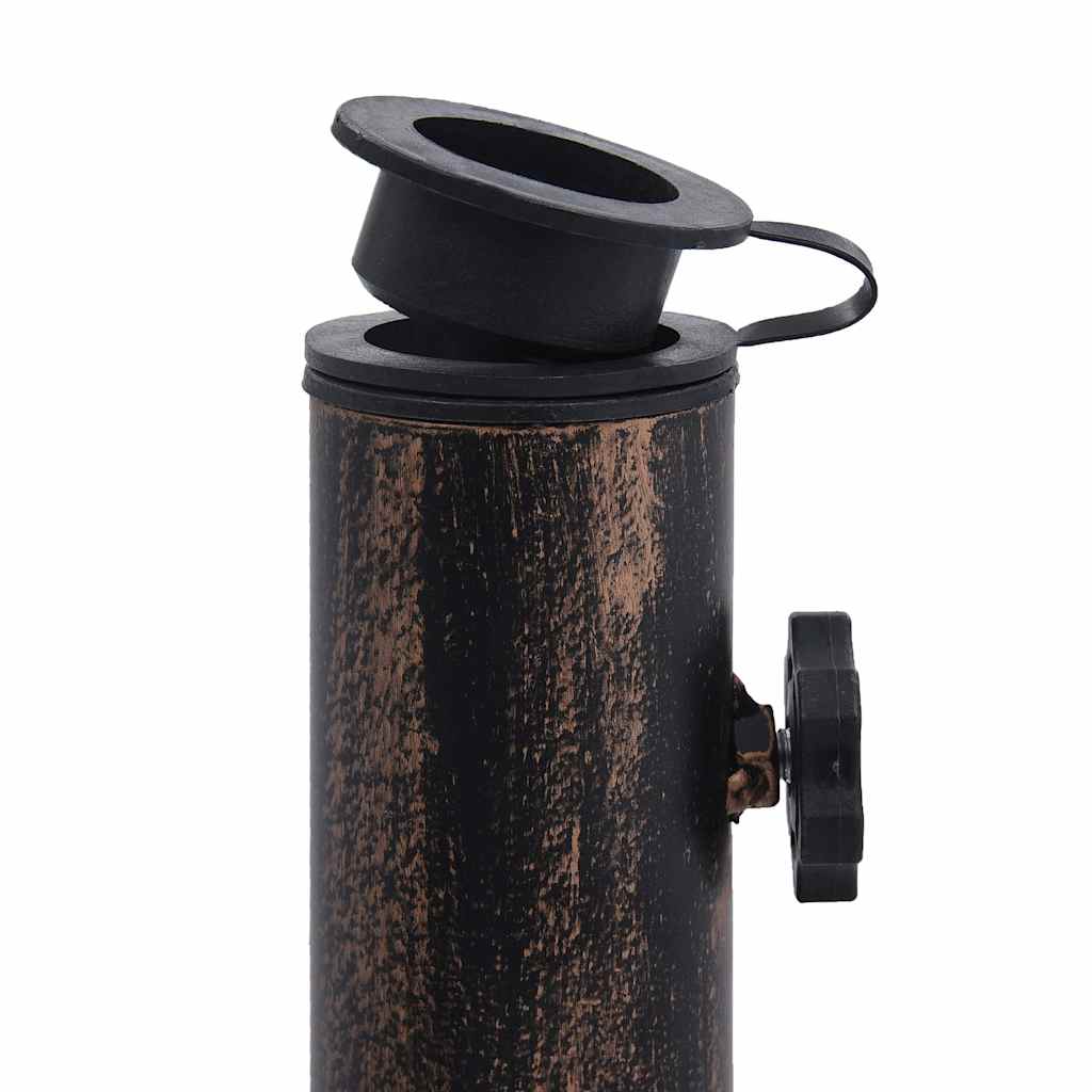 vidaXL Umbrella Base Bronze 12 kg 49 cm Cast Iron