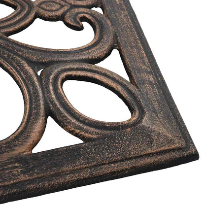 vidaXL Umbrella Base Bronze 12 kg 49 cm Cast Iron