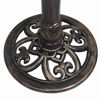 48225 vidaXL Sundial Bronze 35,5x82 cm Plastic