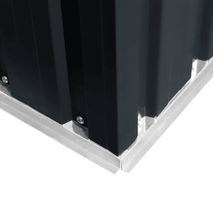 vidaXL Garden Shed Anthracite Steel