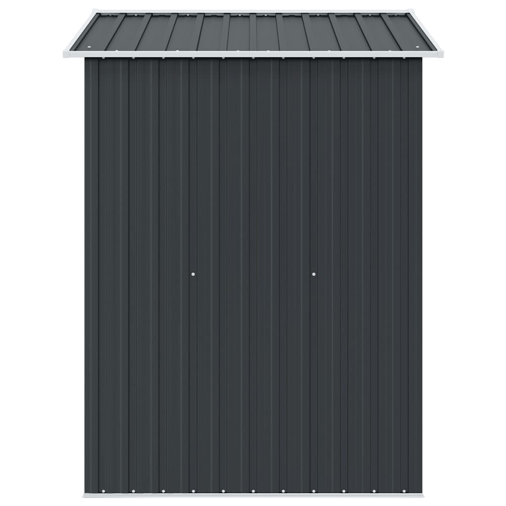 vidaXL Garden Storage Shed Anthracite Steel 204x132x186 cm