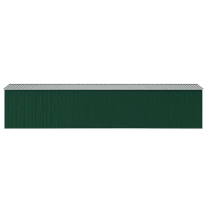 vidaXL Garden Shed Green 257x779x181 cm Galvanised steel
