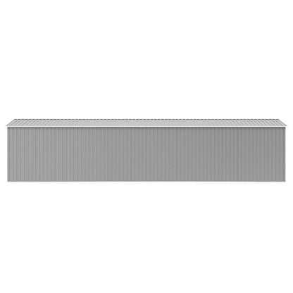 vidaXL Garden Shed | Grey | Galvanised steel | Large | Garden Shed | Rectangular